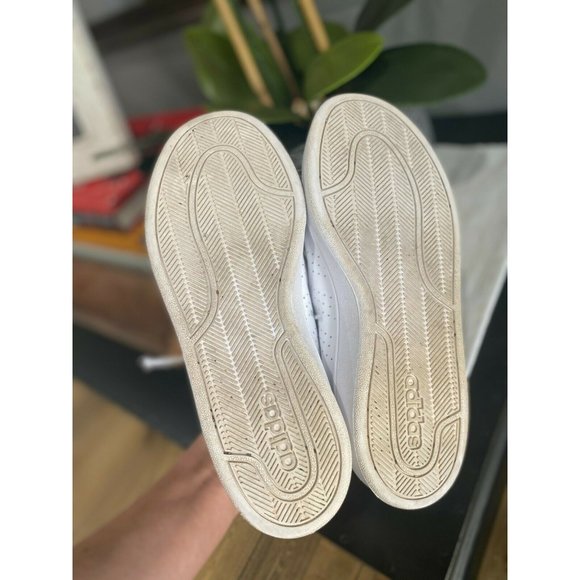 Adidas Cloudfoam Advantage Clean Shoes White 7 - Picture 10 of 11